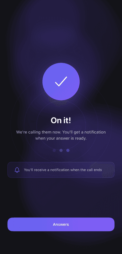 AI calling the business